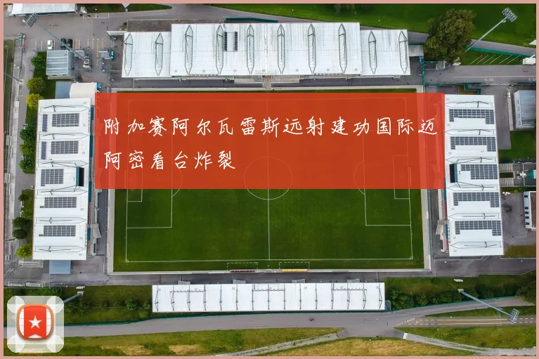 附加赛阿尔瓦雷斯远射建功国际迈阿密看台炸裂