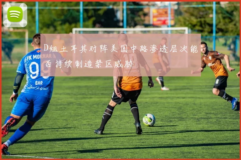 D组土耳其对阵美国中路渗透层次能否持续制造禁区威胁